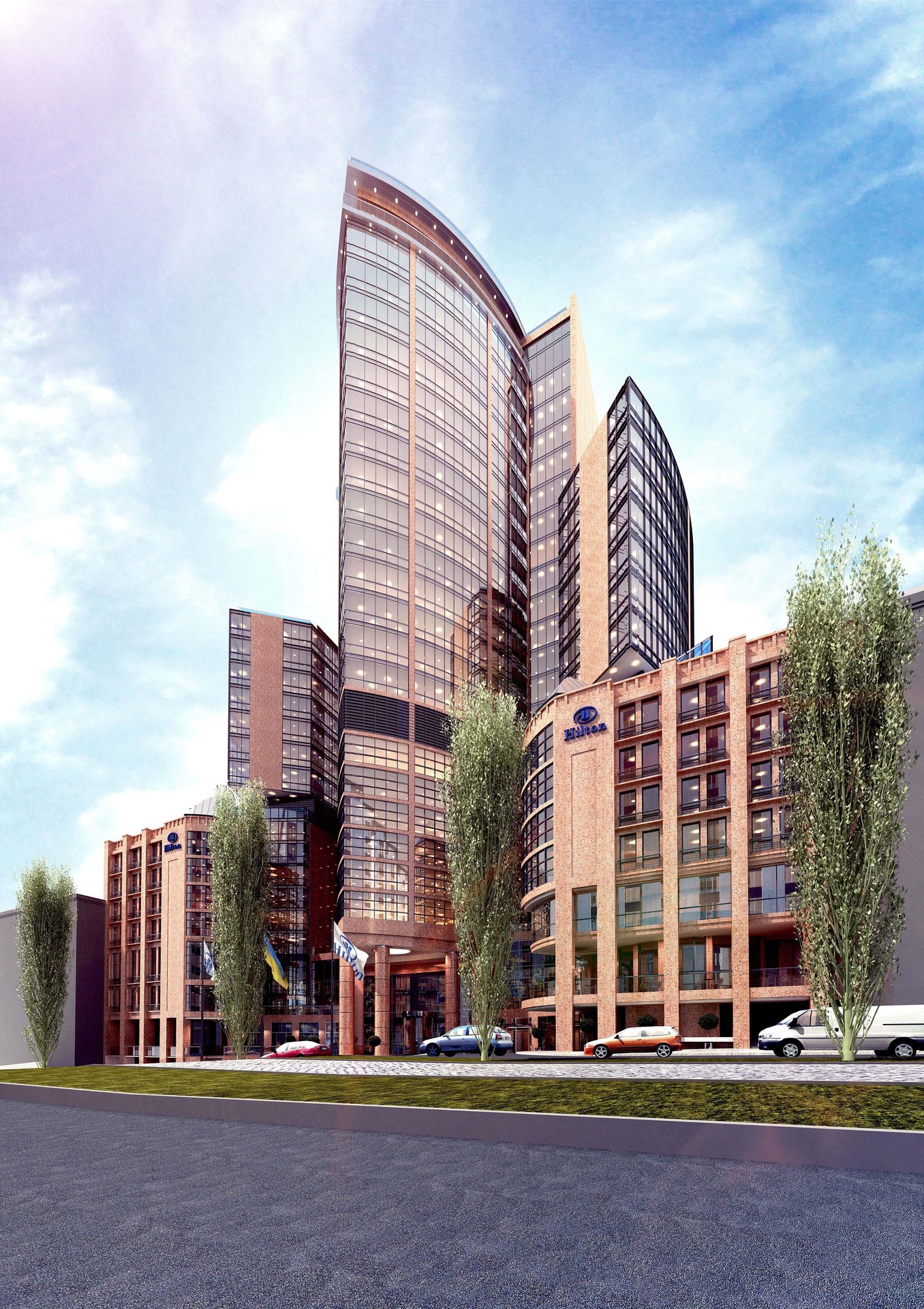 H-Tower / Hilton Kyiv Ansicht 4